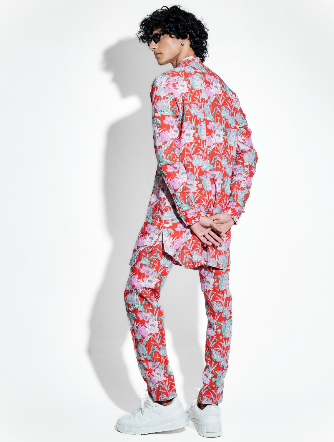 Red Lotus Printed Coord Set