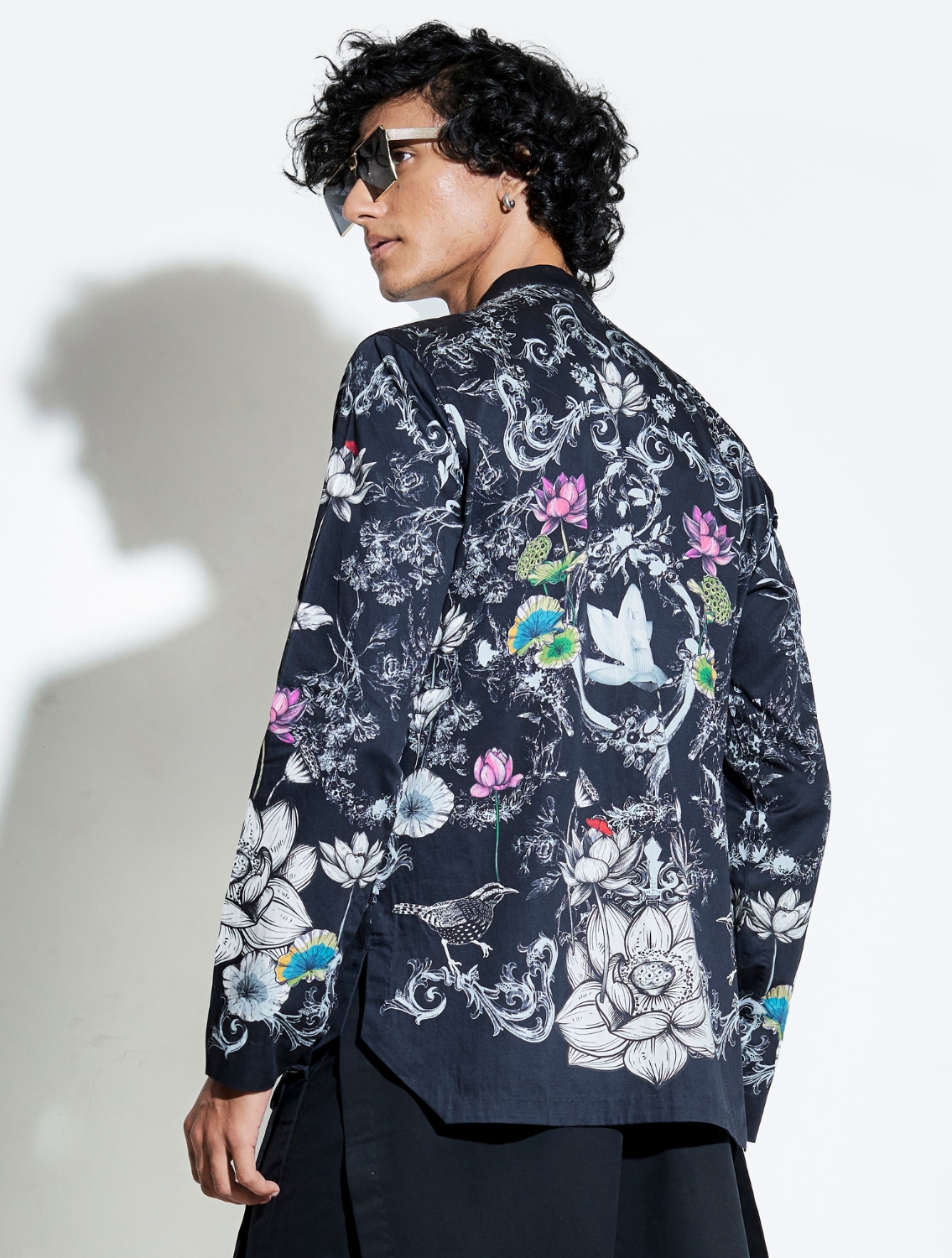 Black Bloom Engineered Shirt