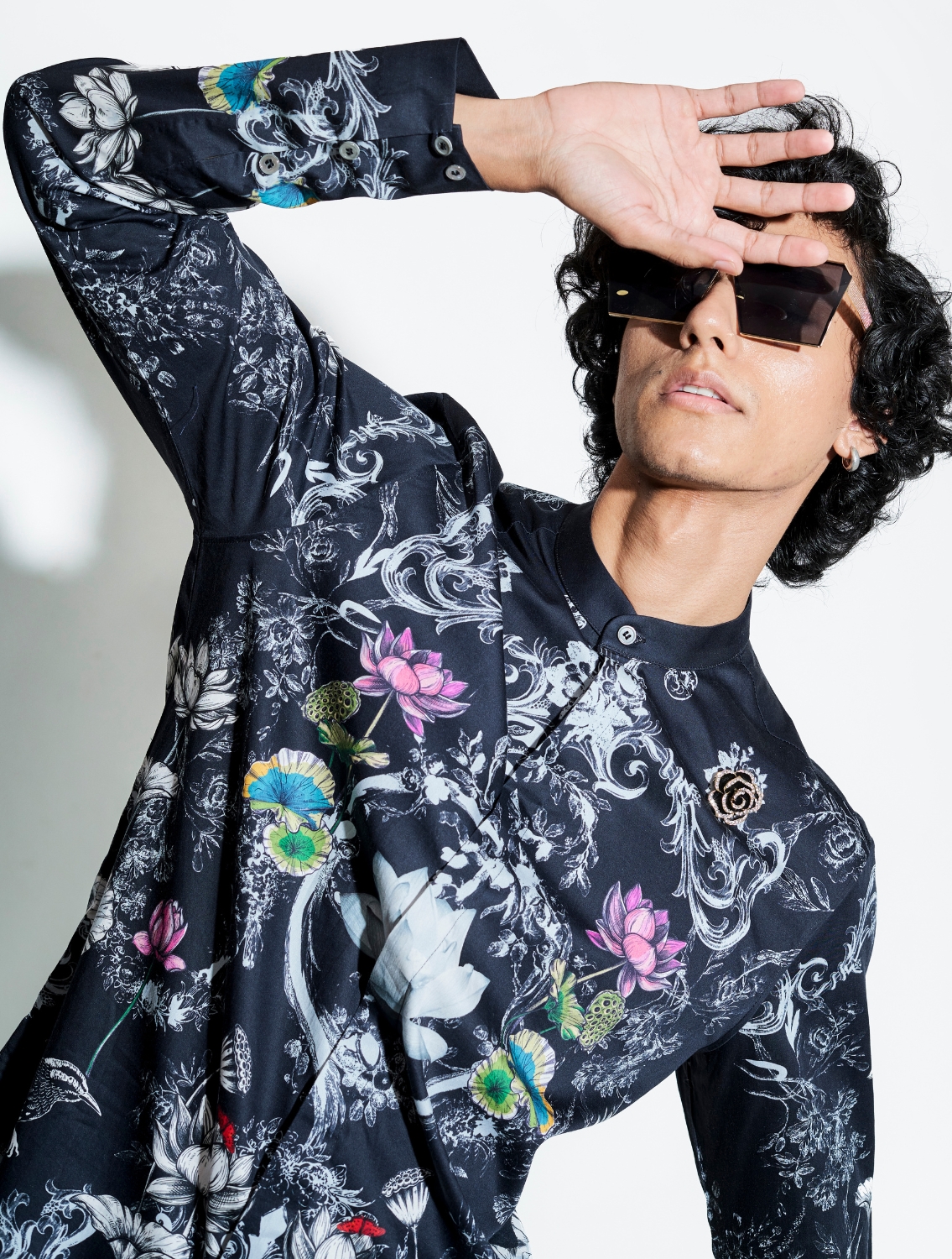 Black Bloom Shirt