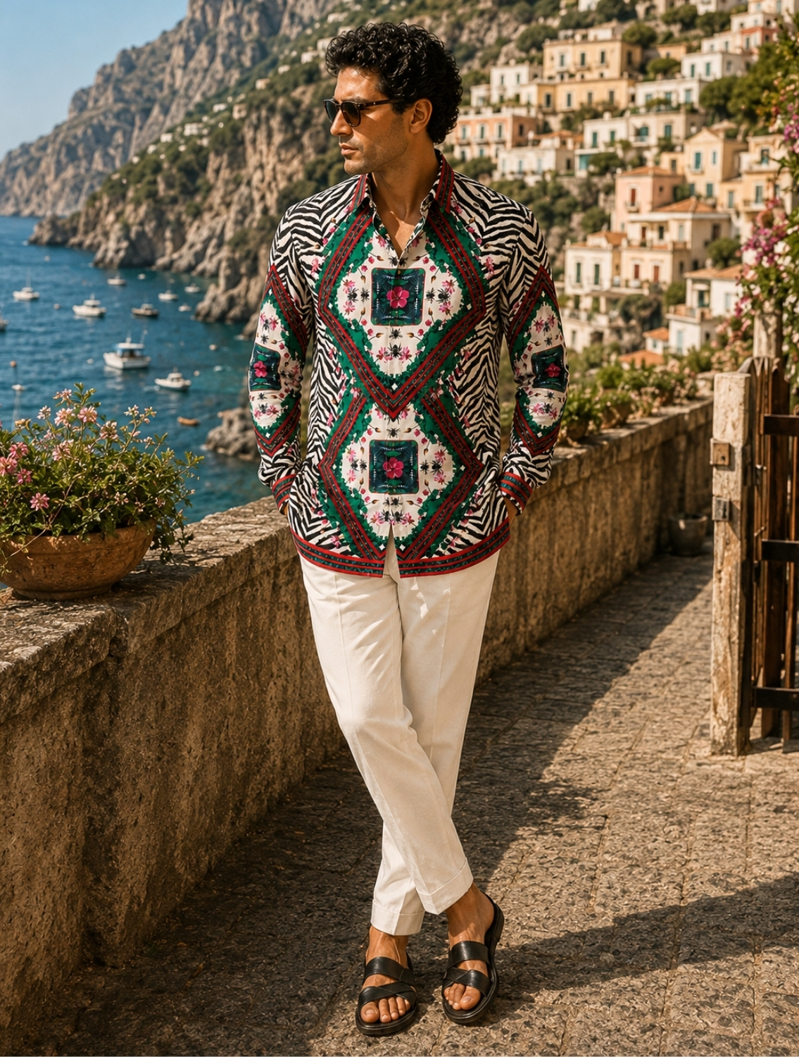 Safari Resort Printed Shirt