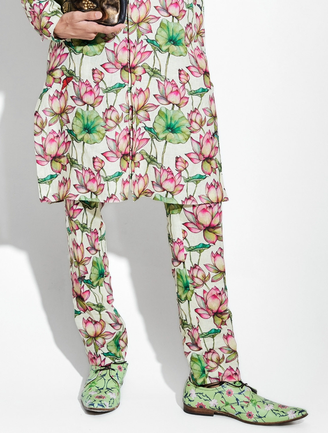 Zambak Printed Linen Coord Set