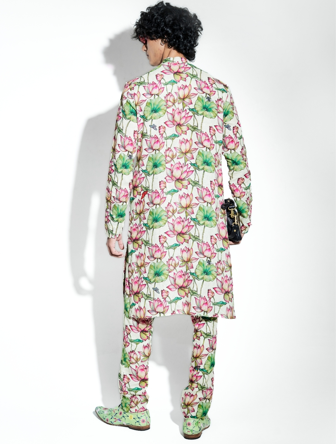 Zambak Printed Linen Set