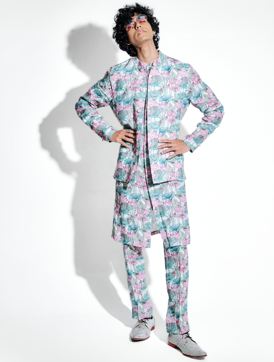 Gandharva Lotus Printed Bundi