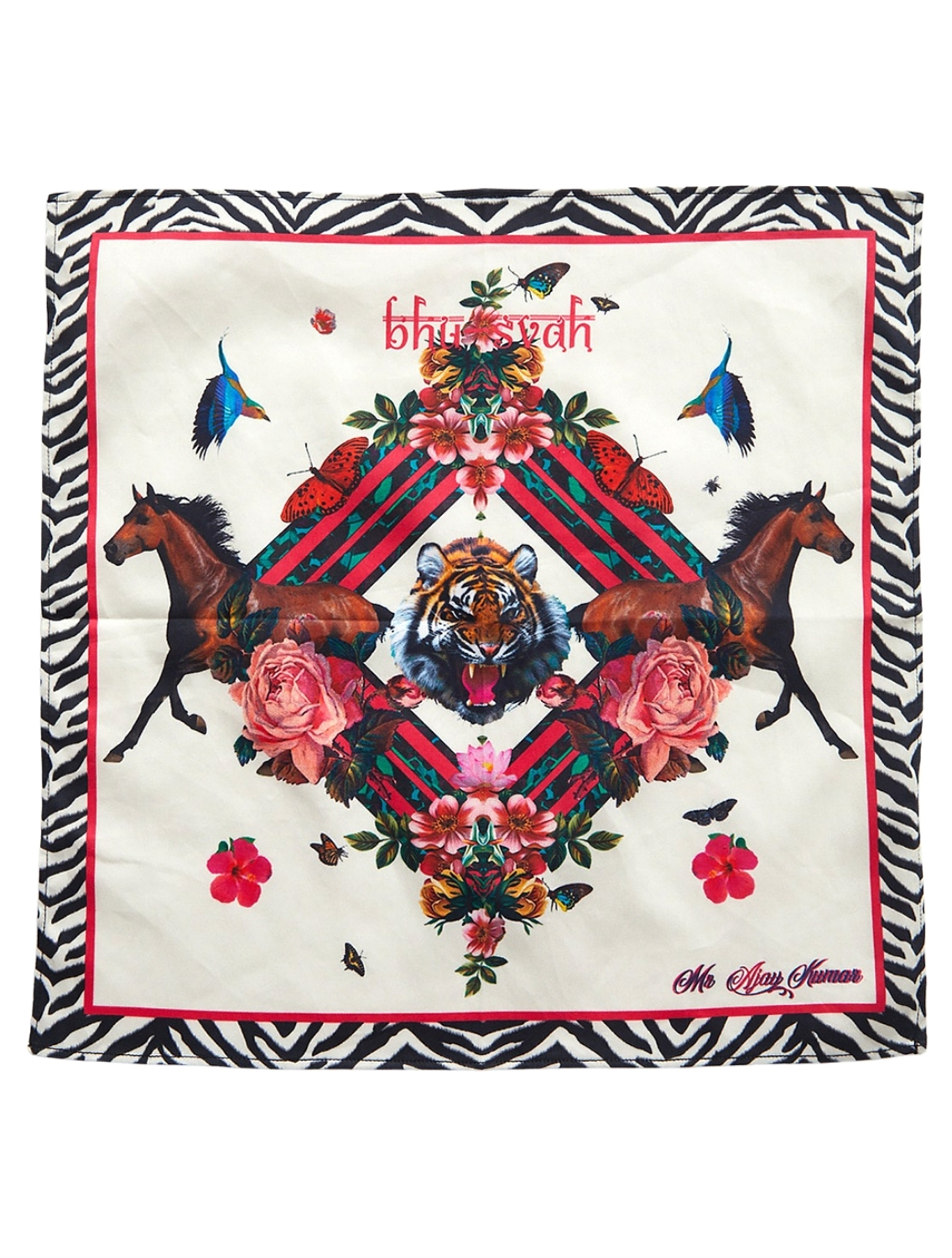 White Tiger Pocketsquare