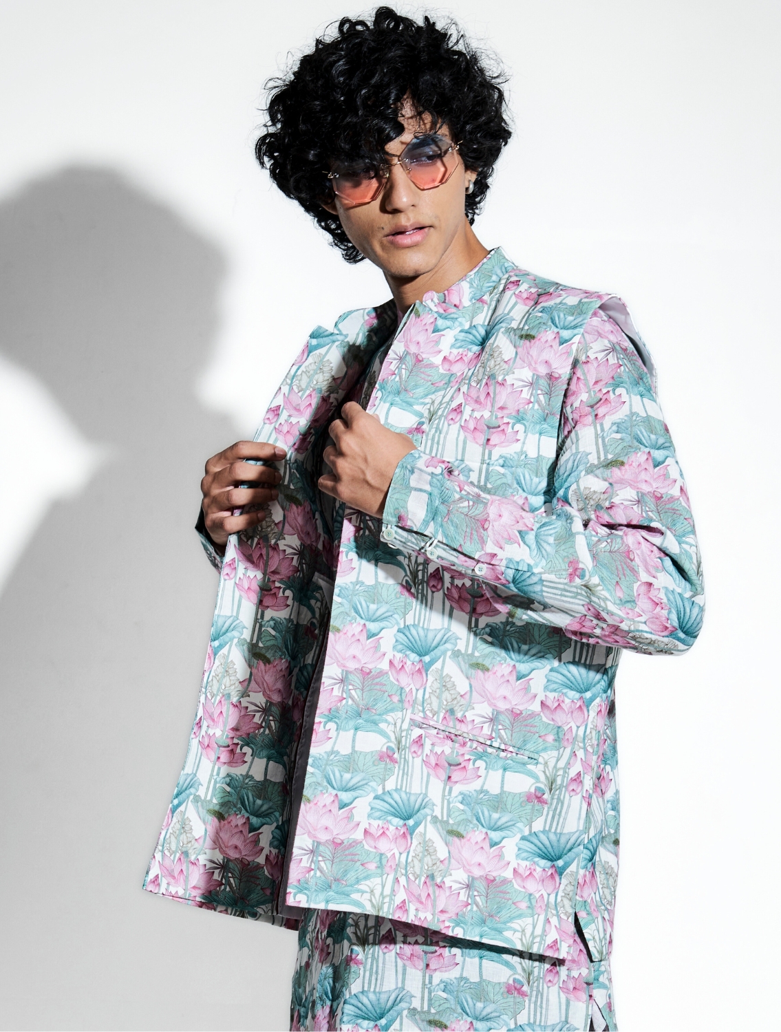 Gandharva Printed Linen Bundi