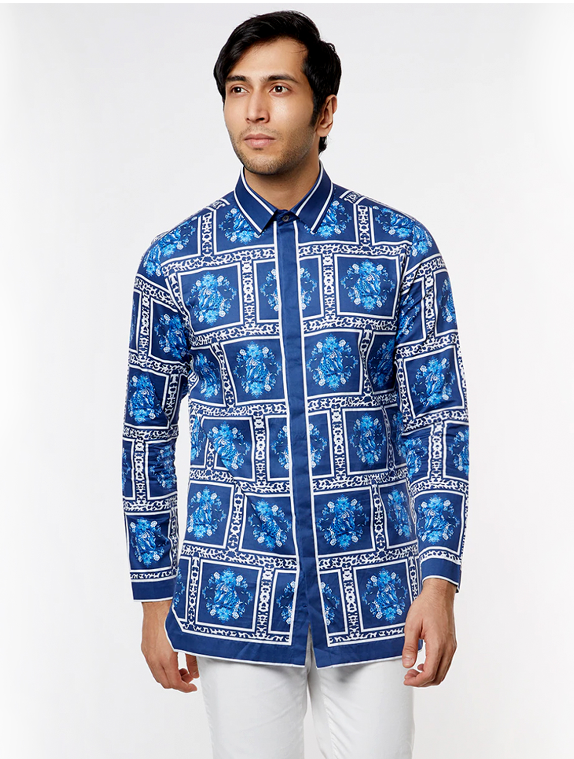 Blueleo Hem Striper Shirt