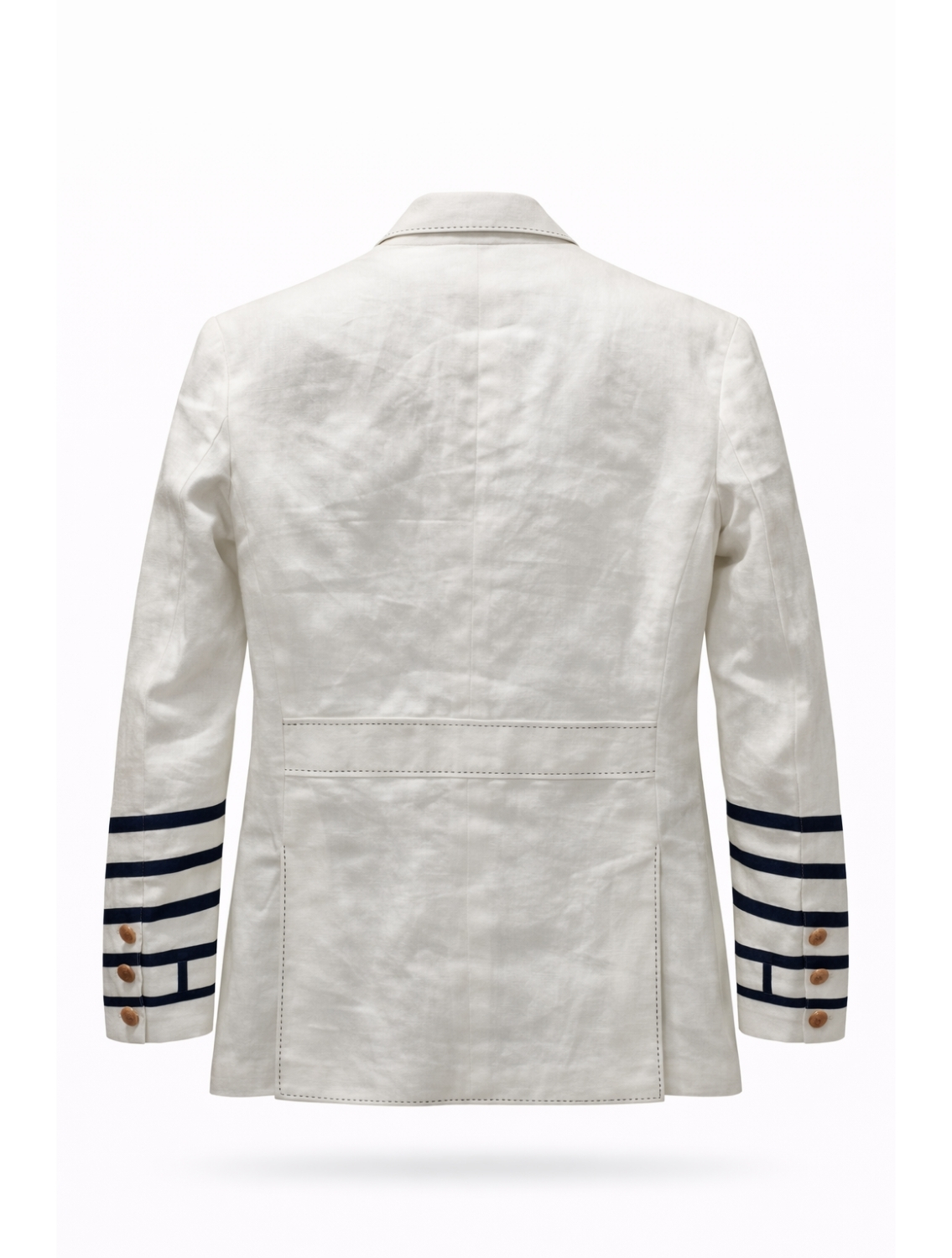 Nautical White Linen Hunter Jacket