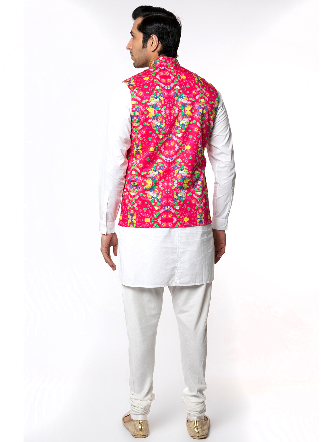 Phool Printed Waistcoat