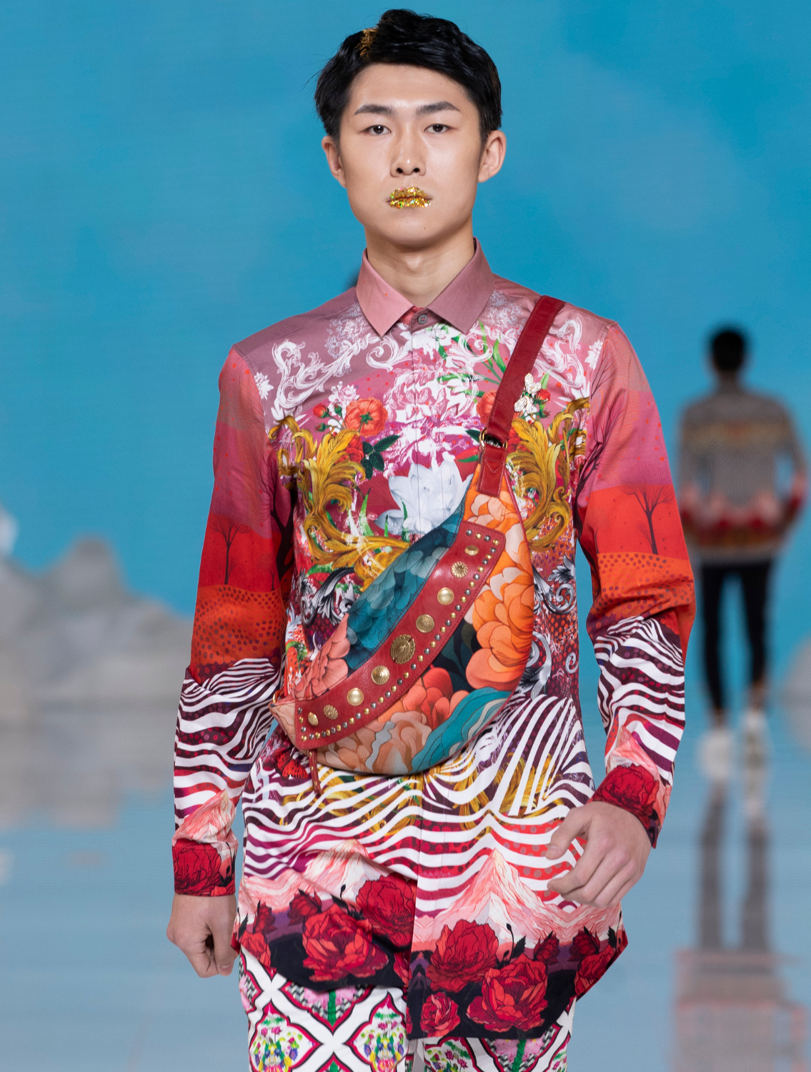 Red Rose Signature Printed Shirt