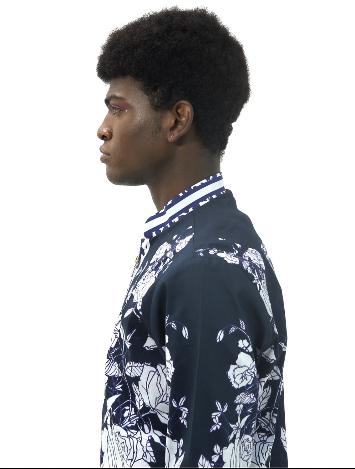 Diso Blue Bomber Jacket Side