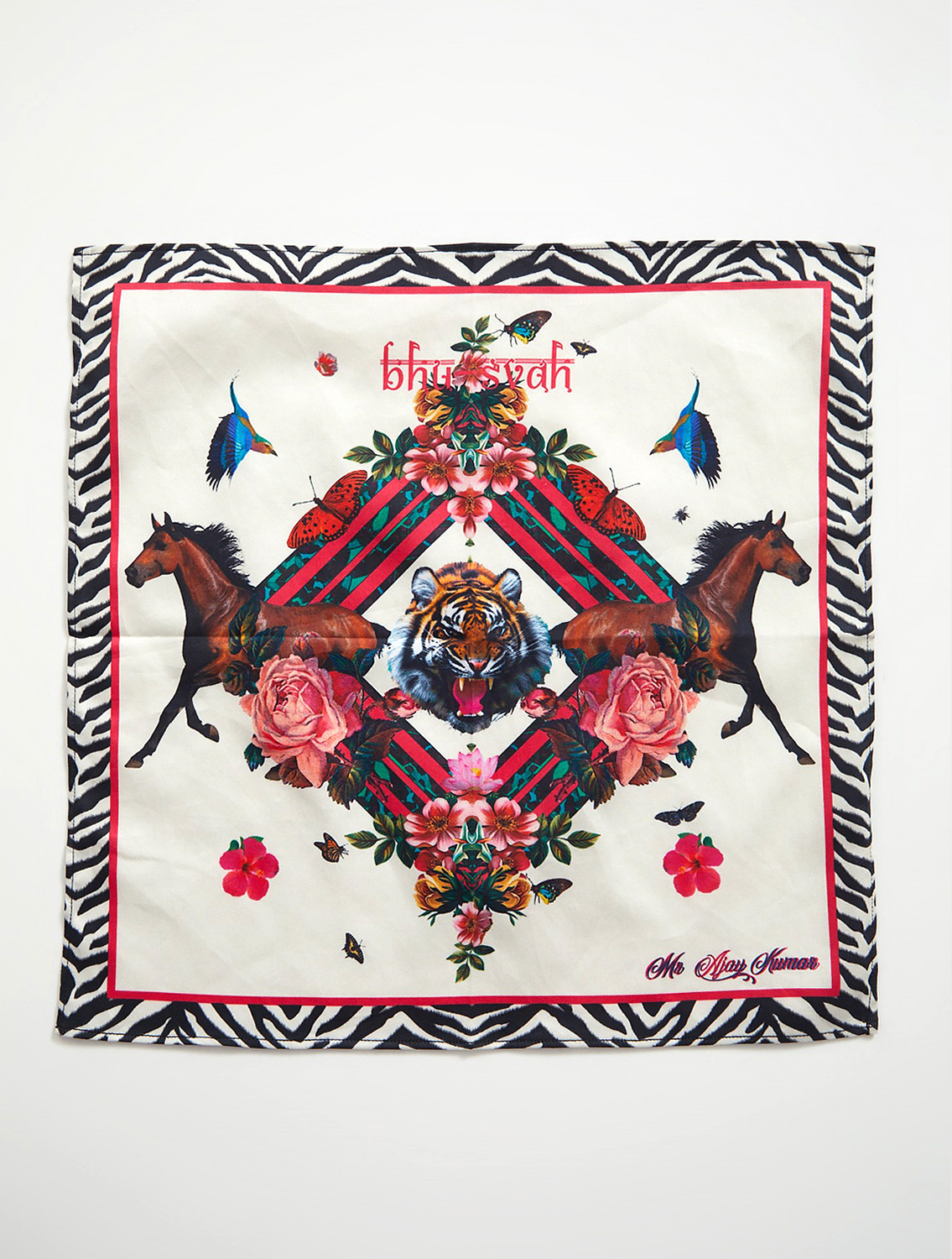 White Tiger Pocketsquare