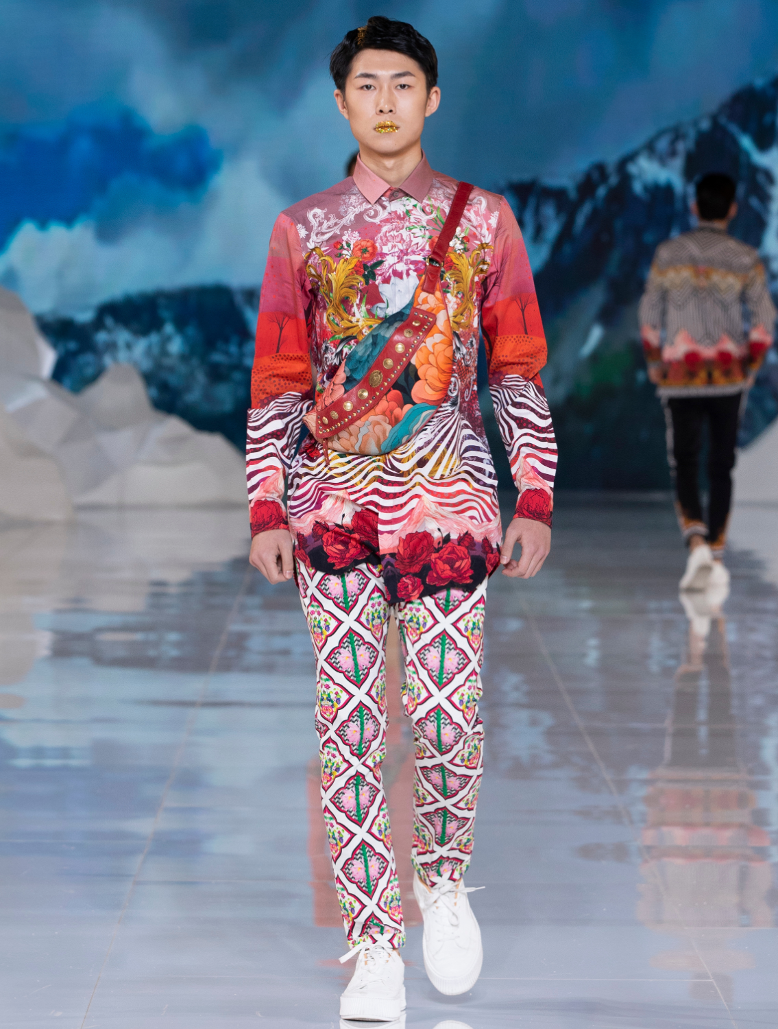 Red Rose Signature Printed Shirt