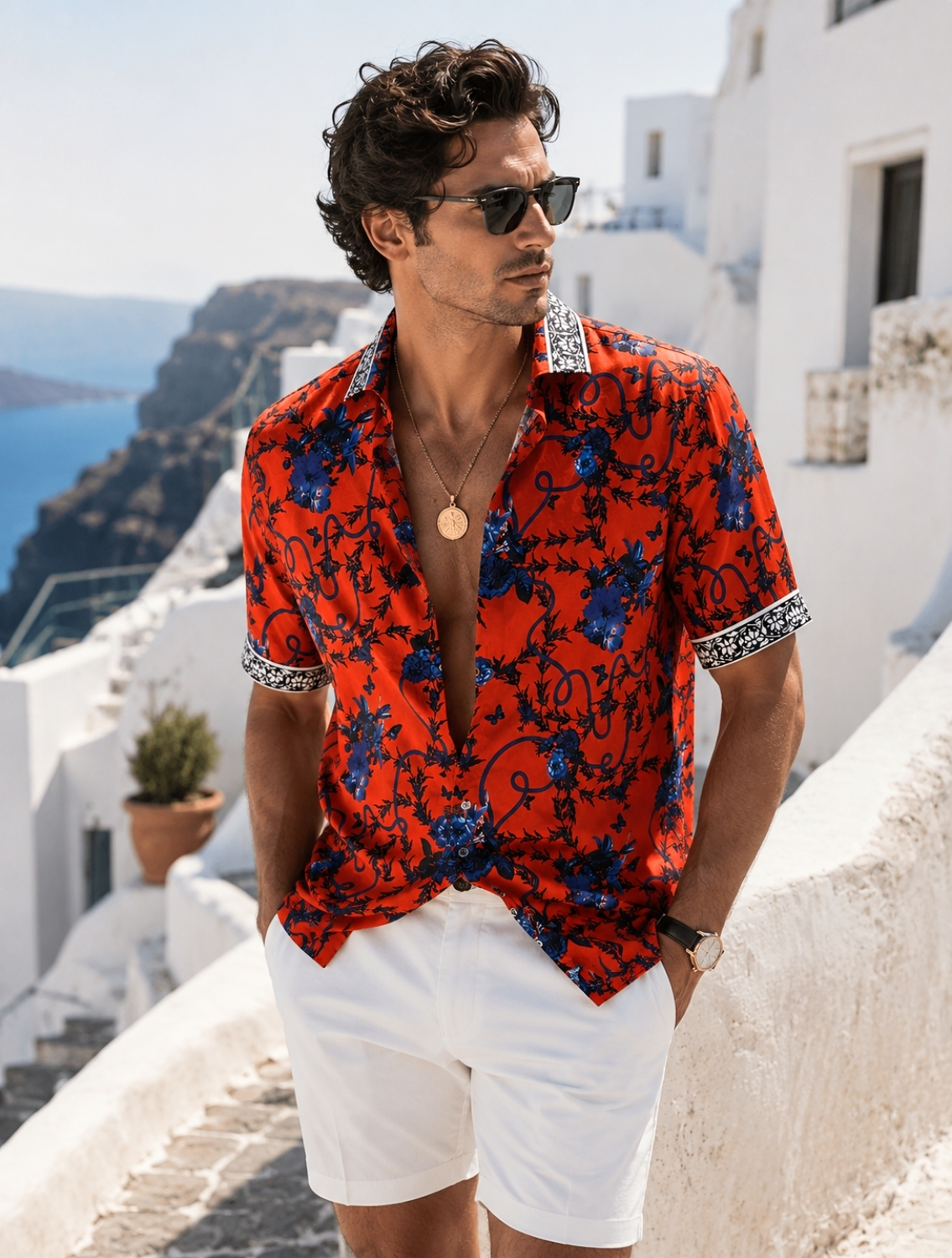 Avion Resort Printed Shirt