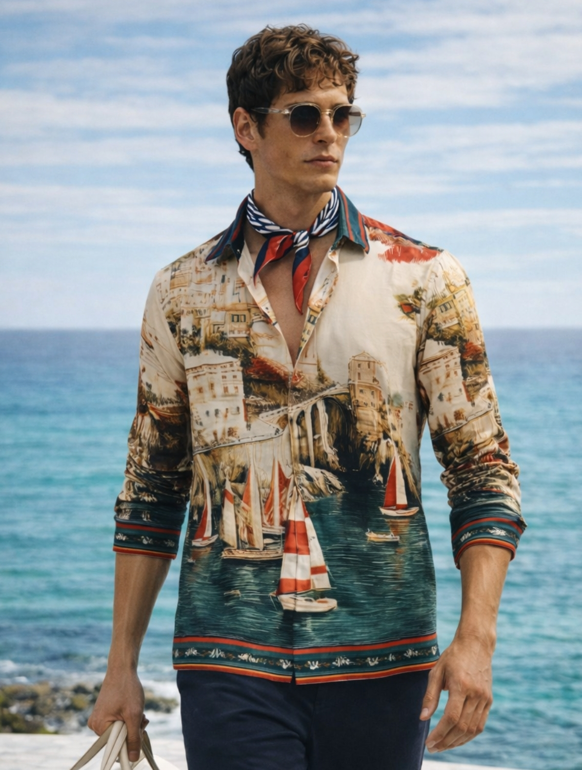 Positano Printed Resort Shirt