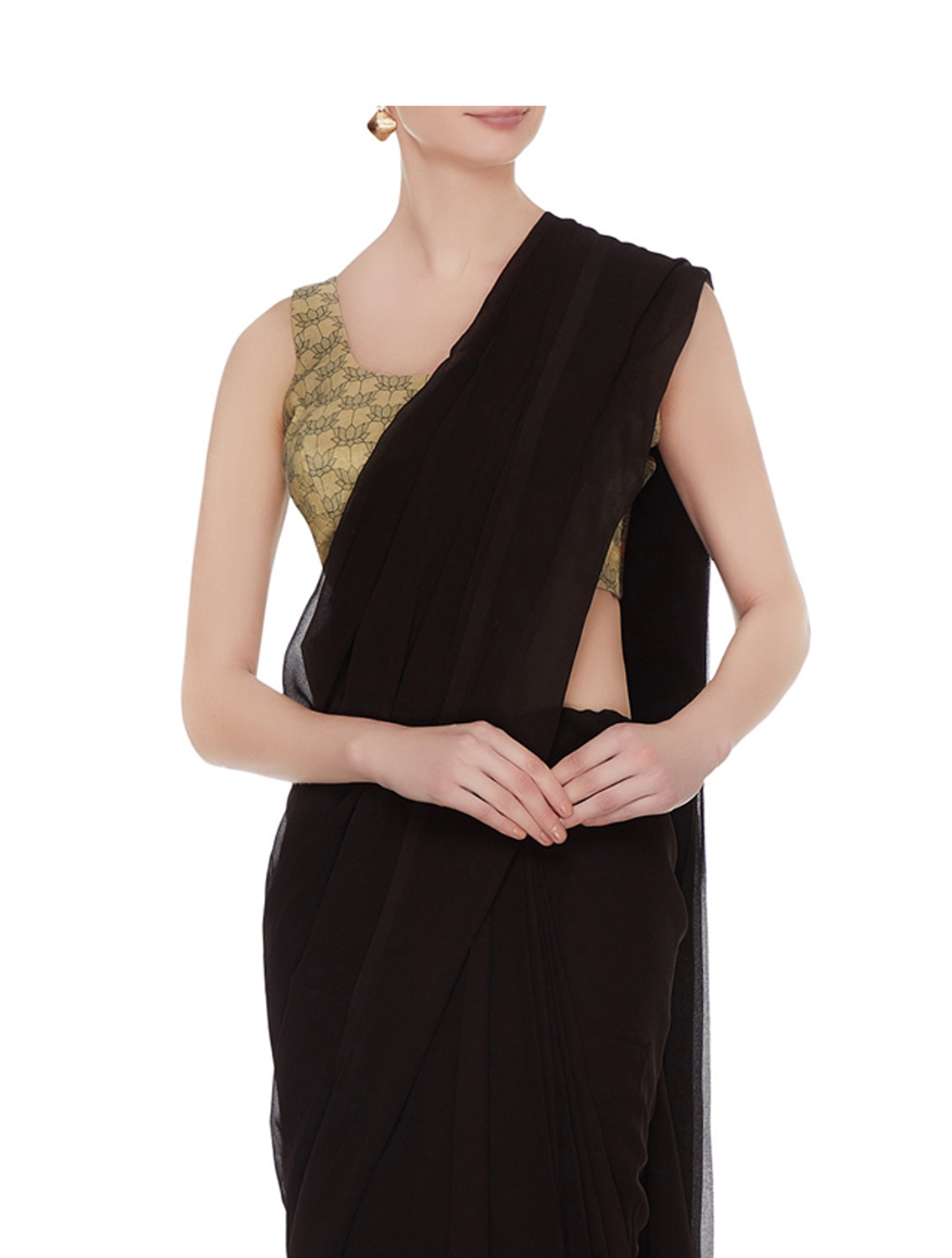 Gold Tussar Saree