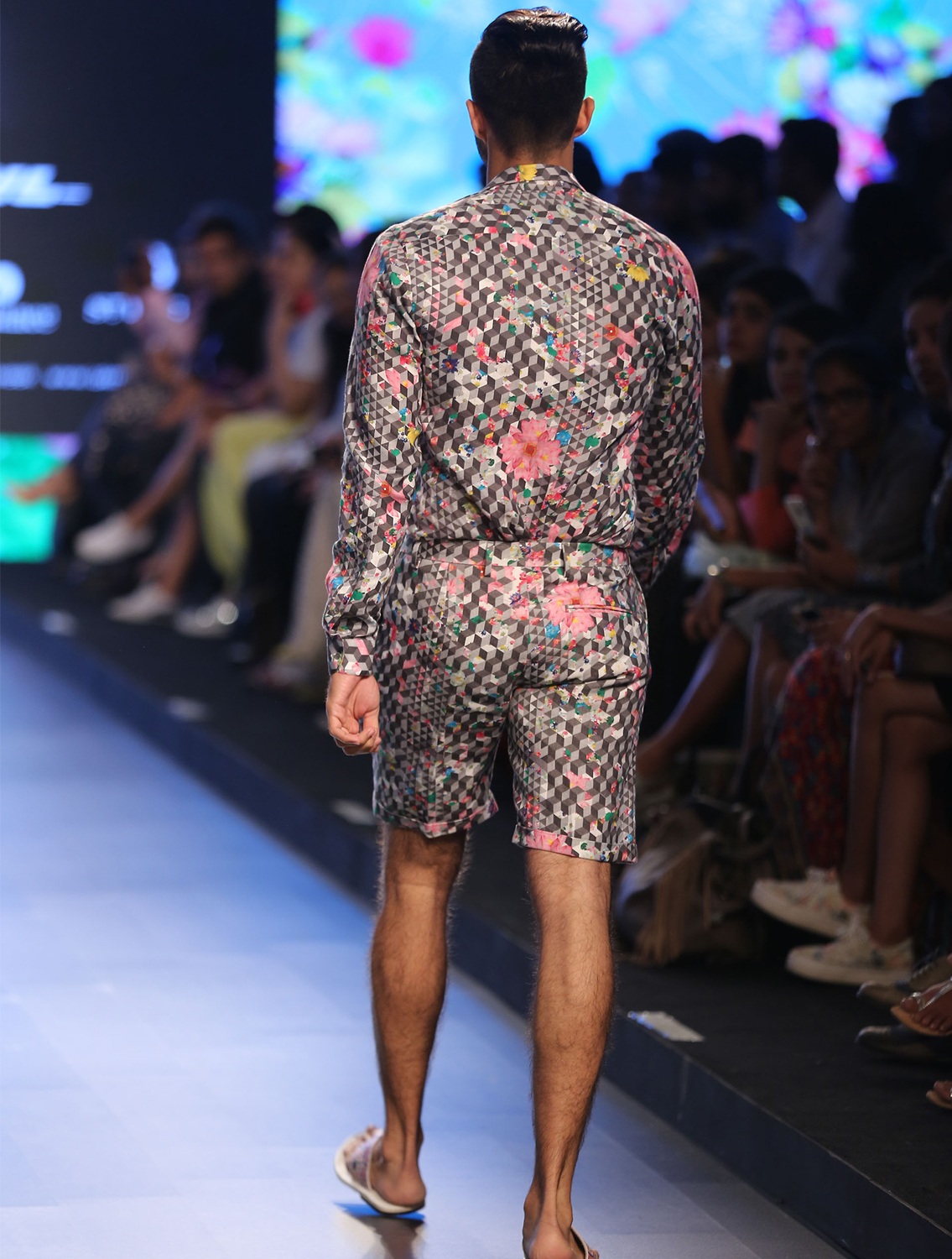 Arbore Linen Cross Wrap Shorts Back