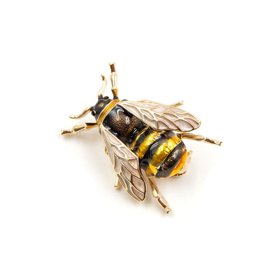 Yellow Bumblebee Brooch