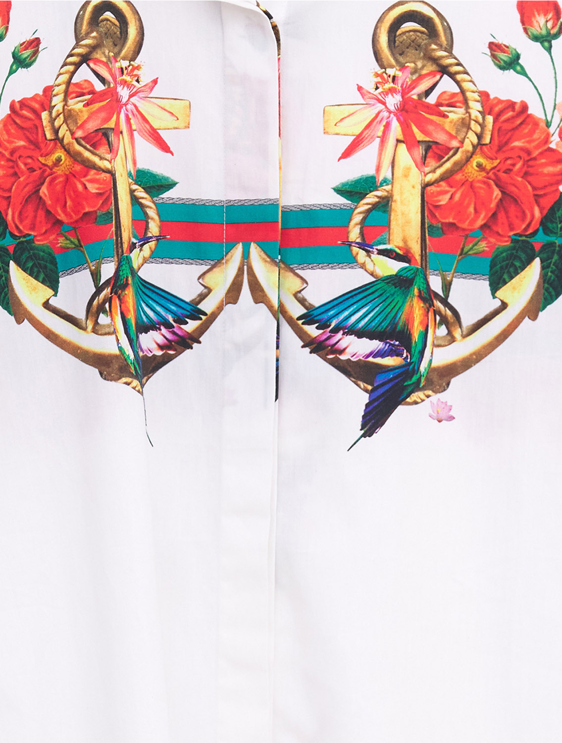 Sitara White Signature Printed Shirt Dress