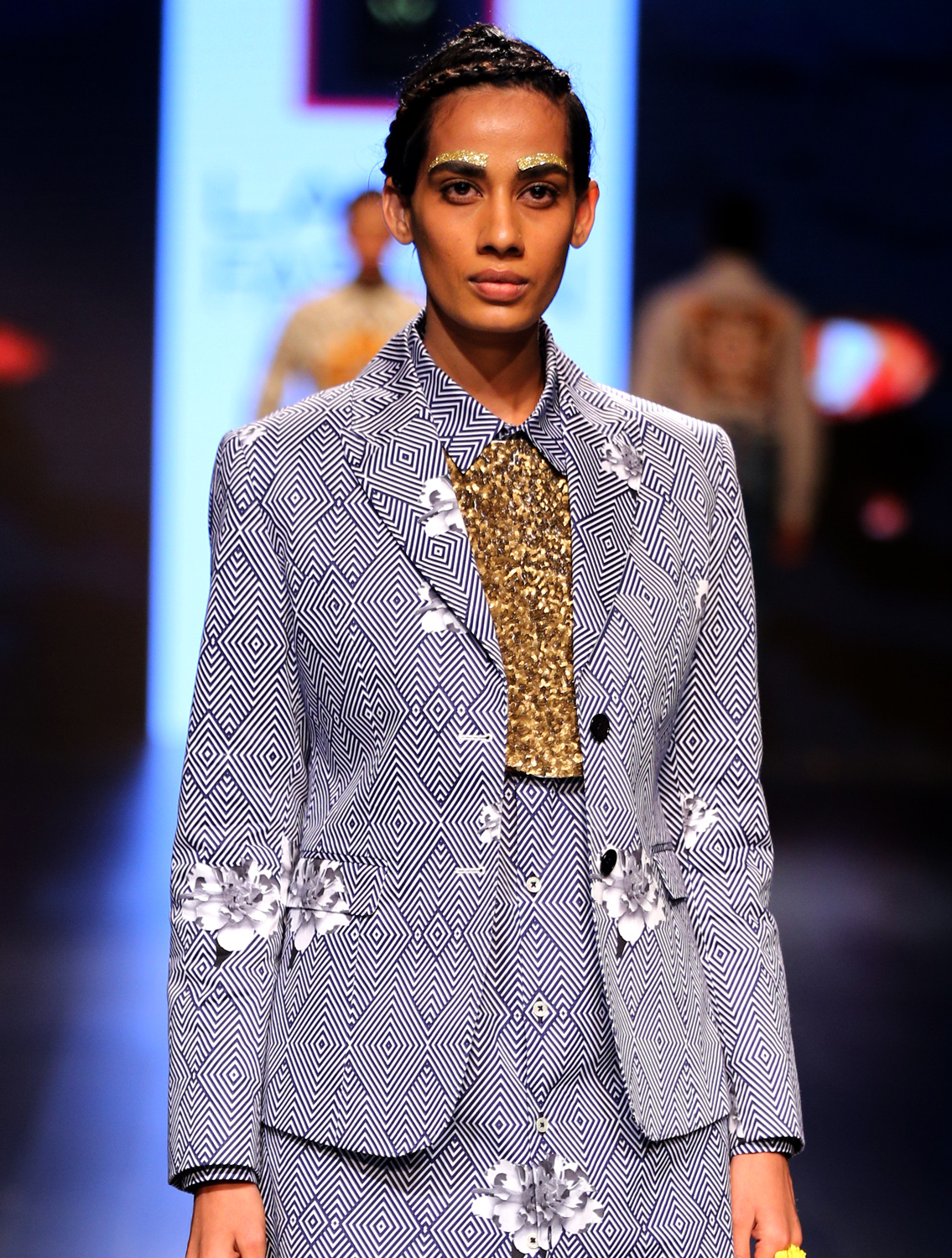 Swarup Florogeometric Blazer