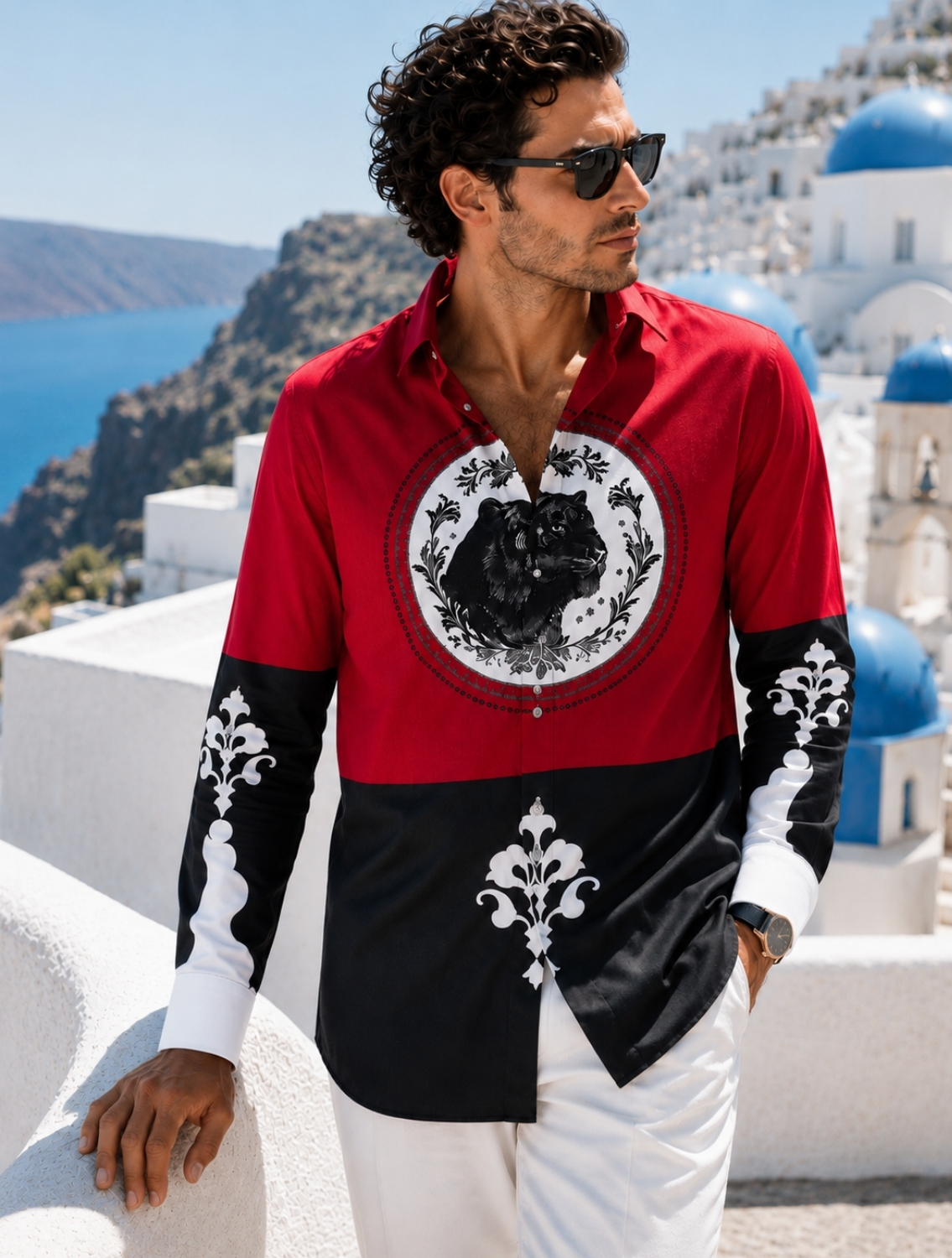 Sher Signature Printed Shirt