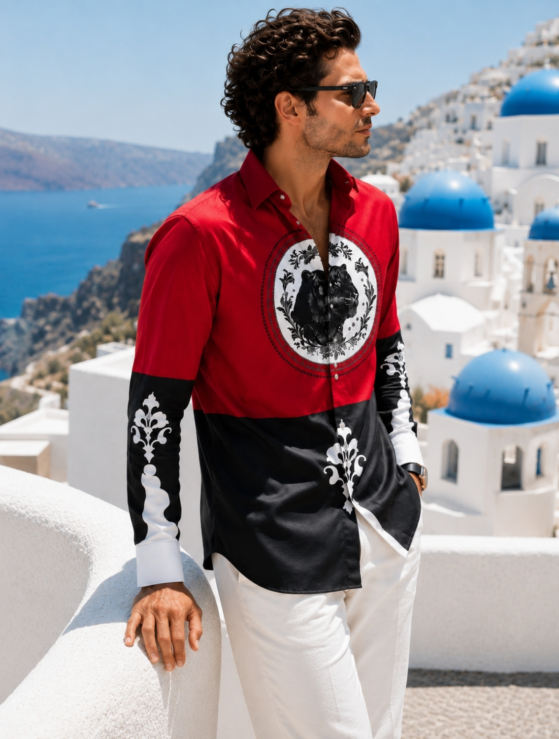Sher Signature Printed Shirt