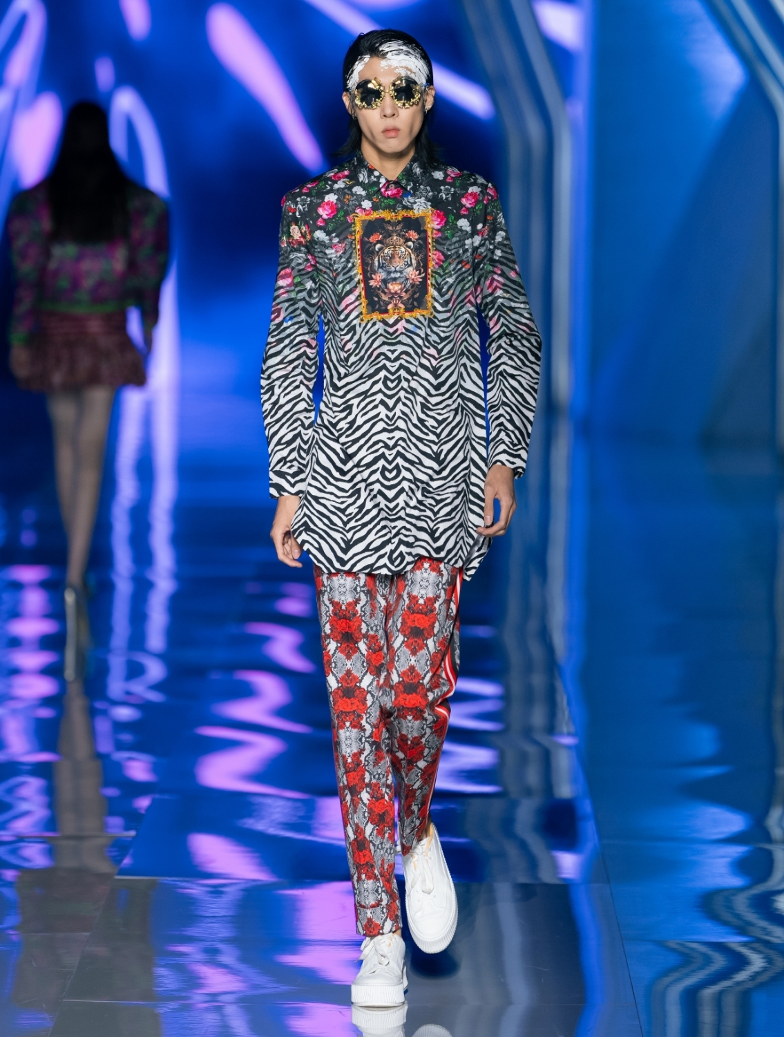 Dynast Tiger Print Shirt