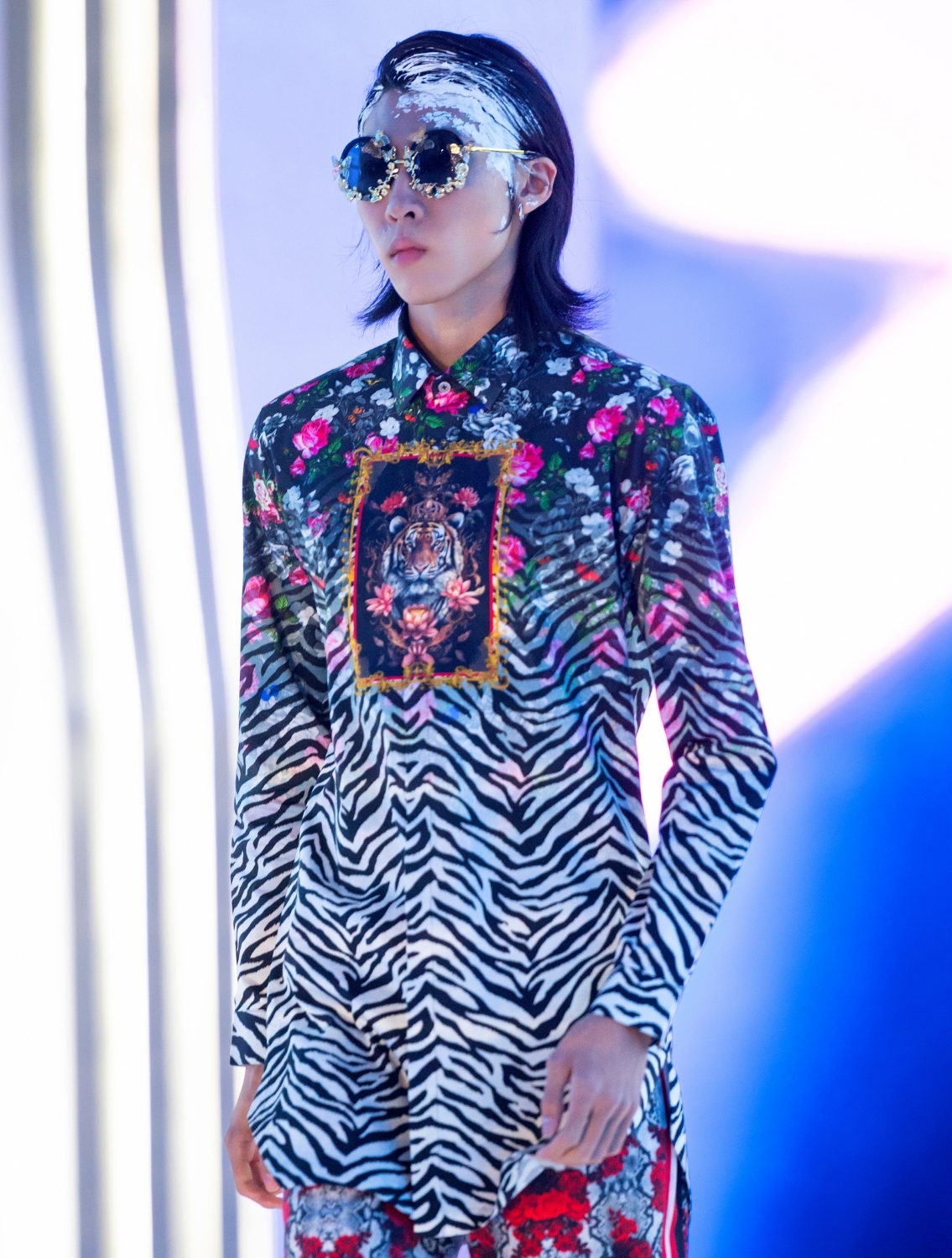 Dynast Tiger Print Shirt