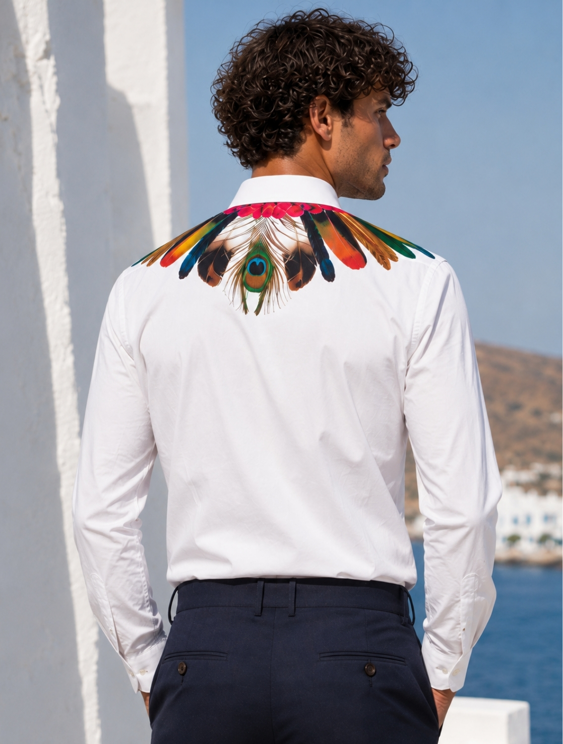 Indicus Feather Printed Shirt