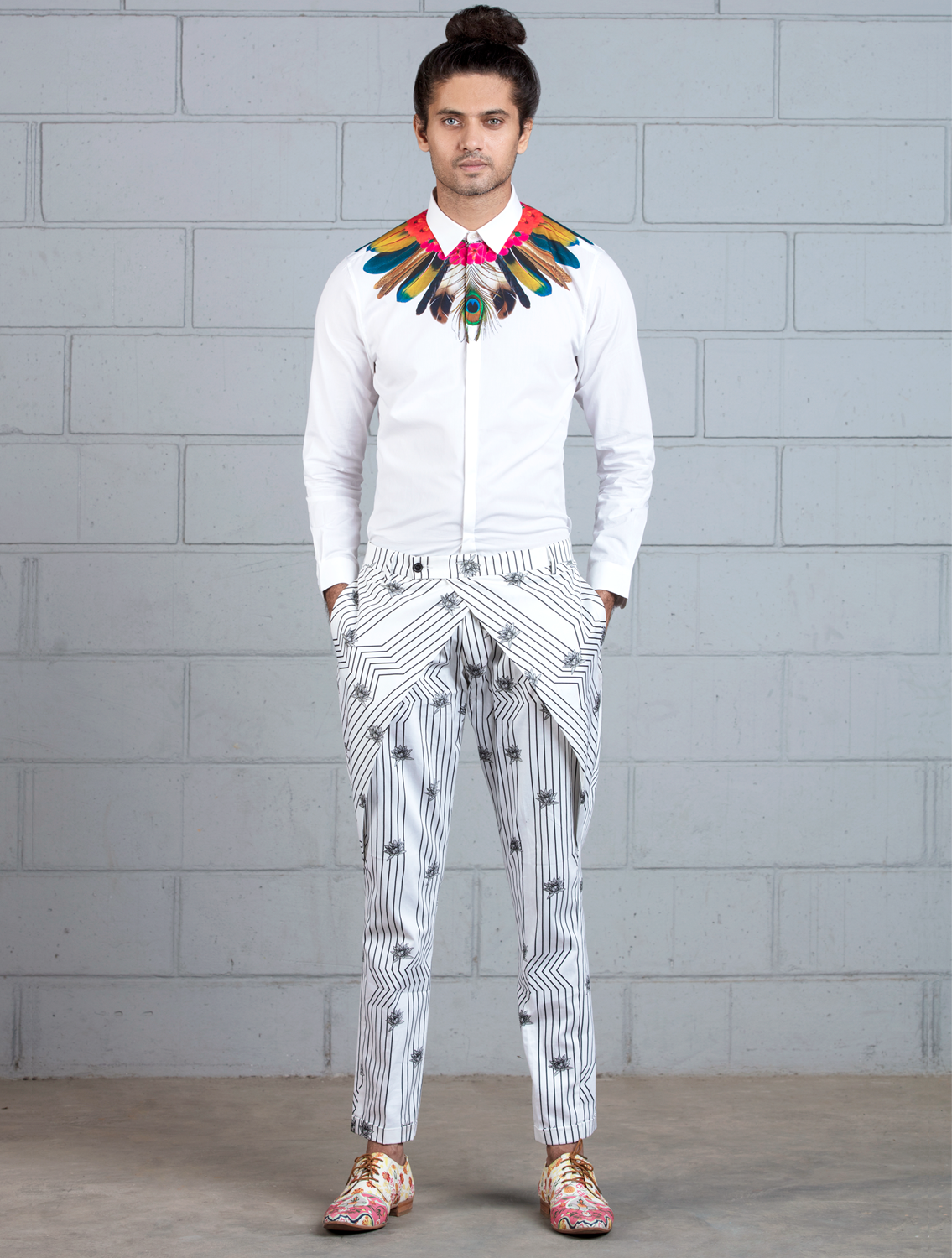Indicus Feather Printed Shirt