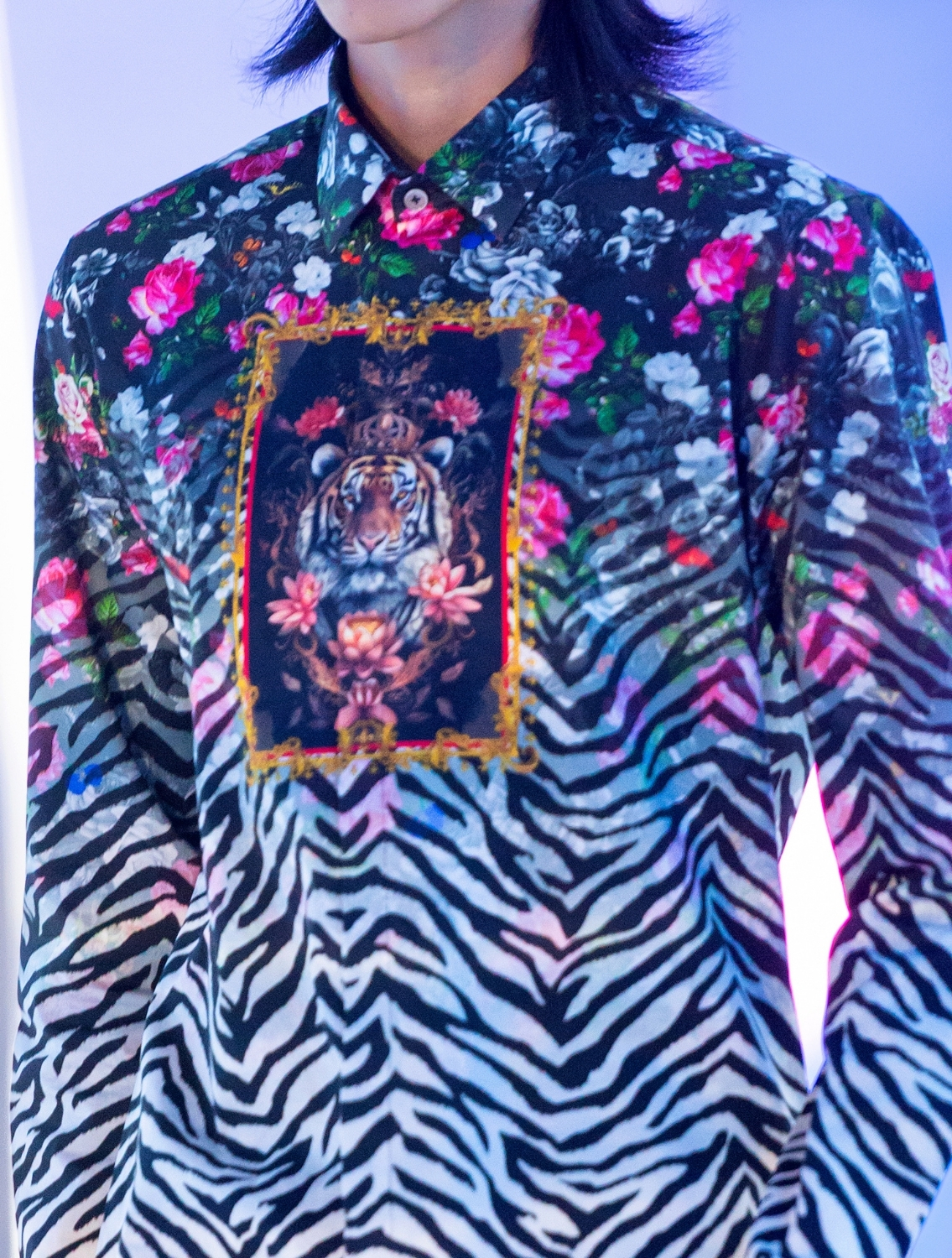 Dynast Tiger Print Shirt