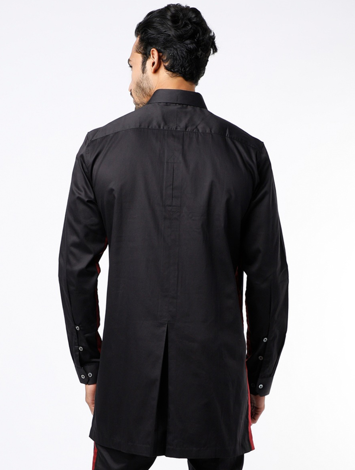 Safary Black Shirt Pant Set