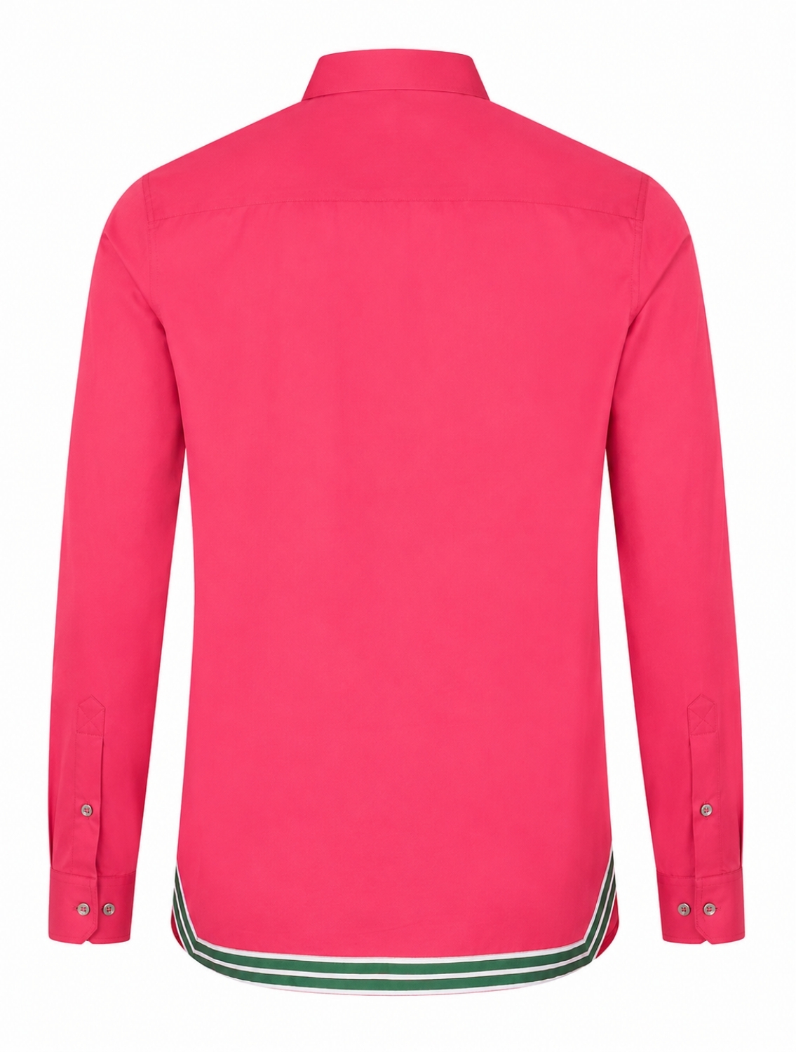 Pink Leo Hem Striper Shirt
