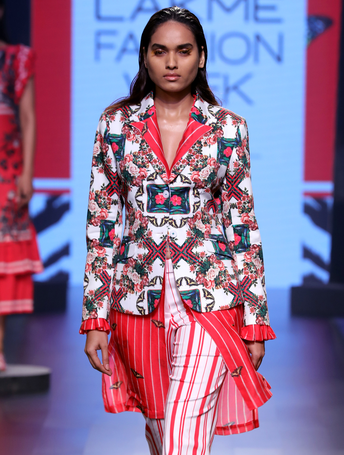 Felidae Stripe Long Shirtdress