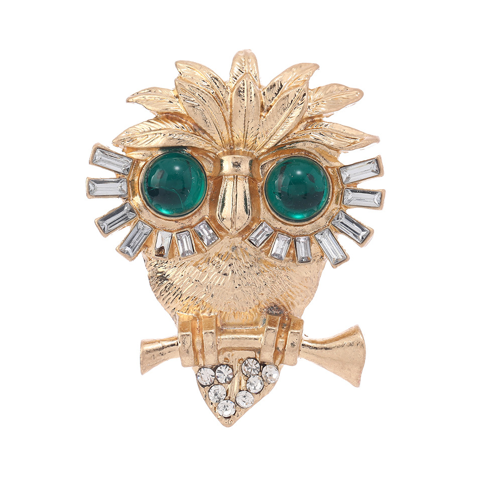 Nocturnal Owl Brooch