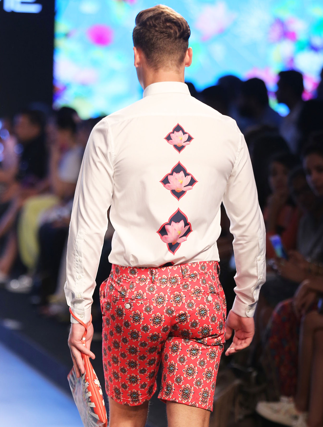 White Shirt Central Patoj Print