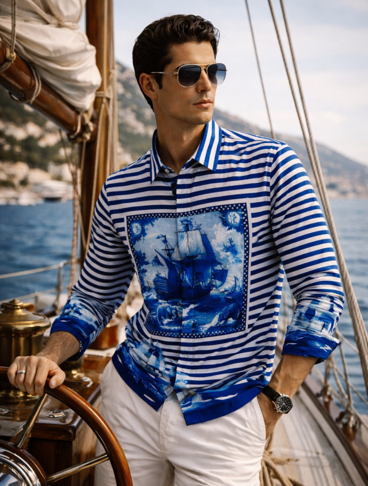 Image of Harbour Nautical Resort Shirt