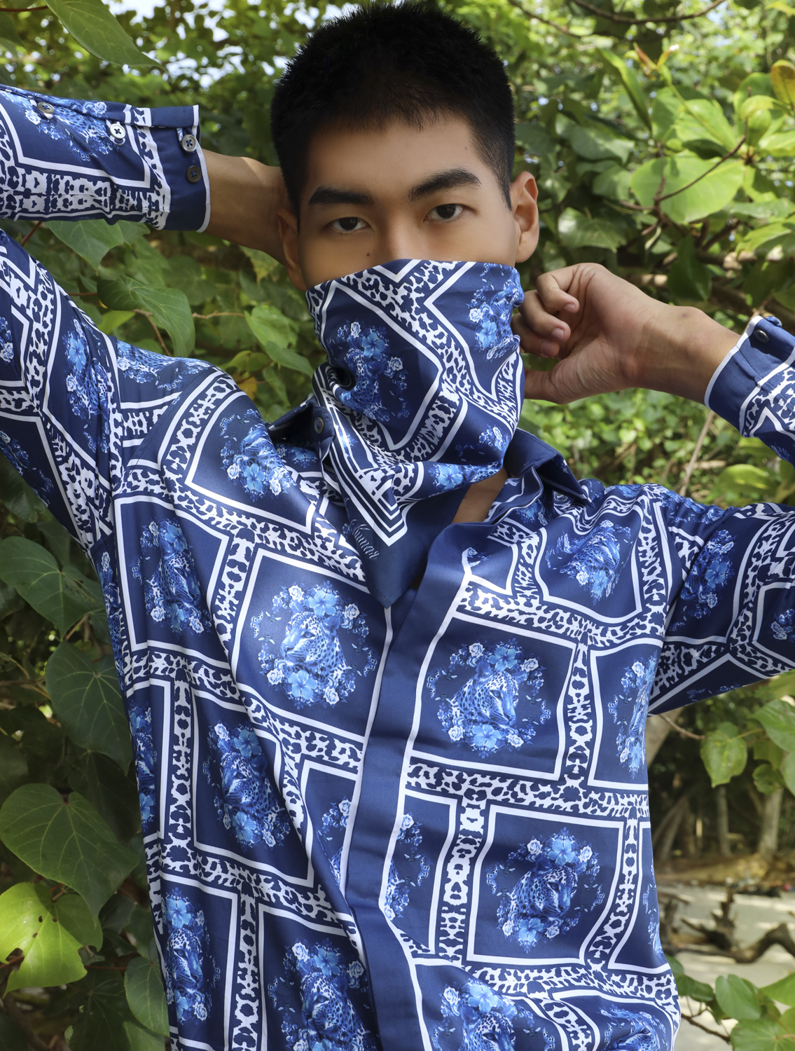 Blueleo Hem Striper Shirt