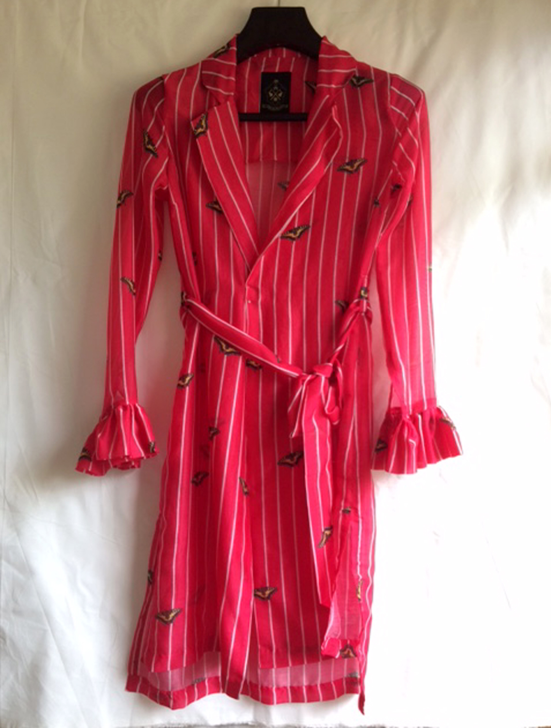 Felidae Stripe Long Shirtdress Front