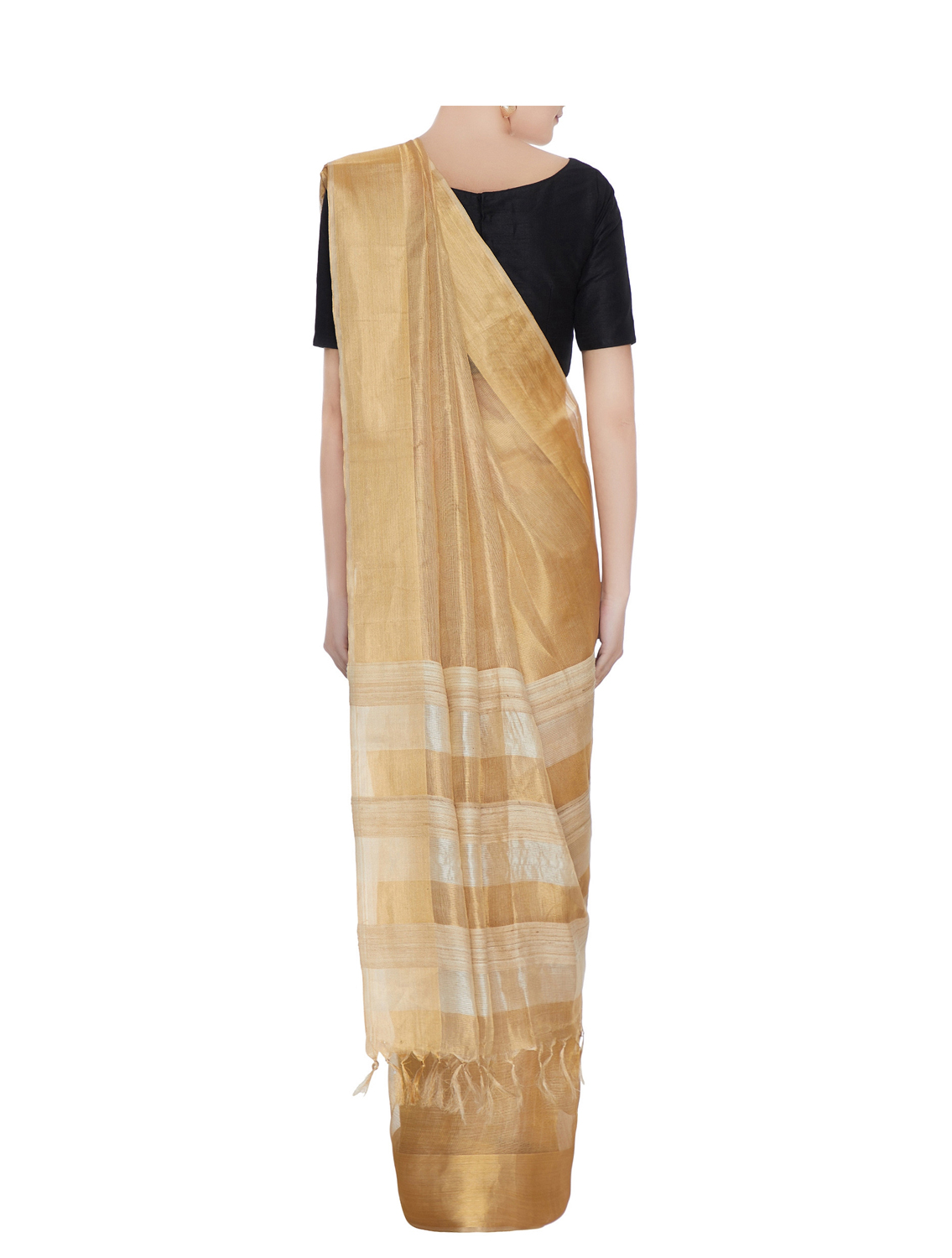 Gold Saree Back
