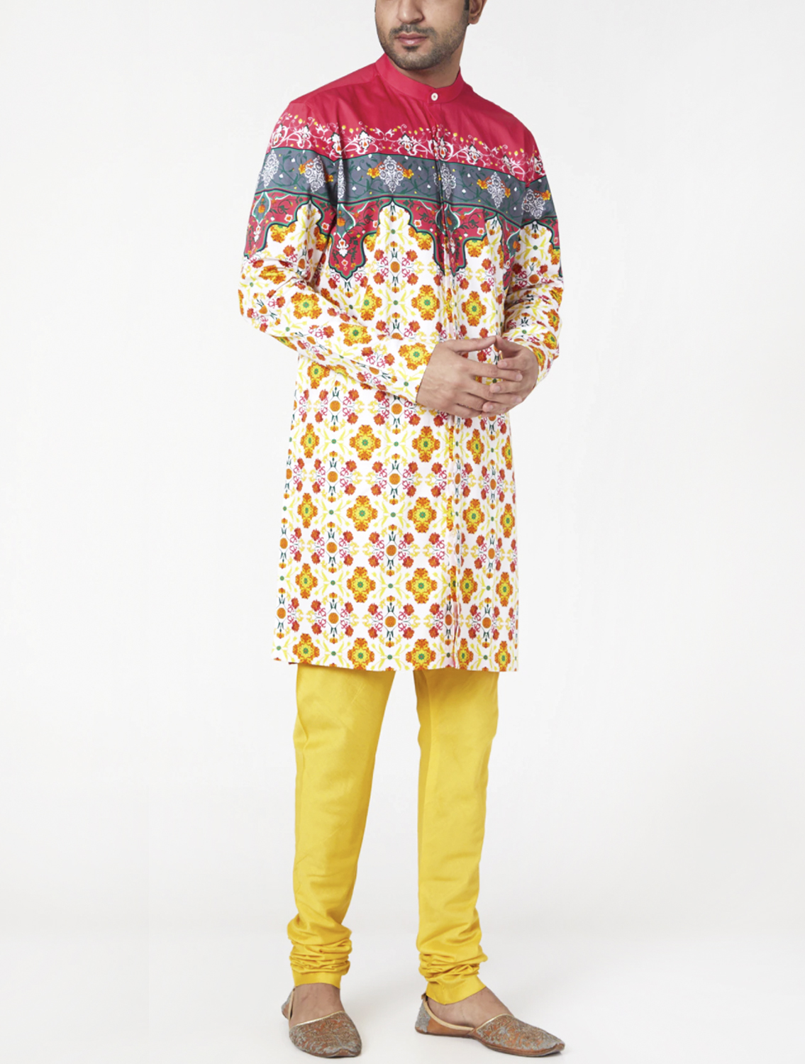 Kashi Printed Kurta Pyjama Full