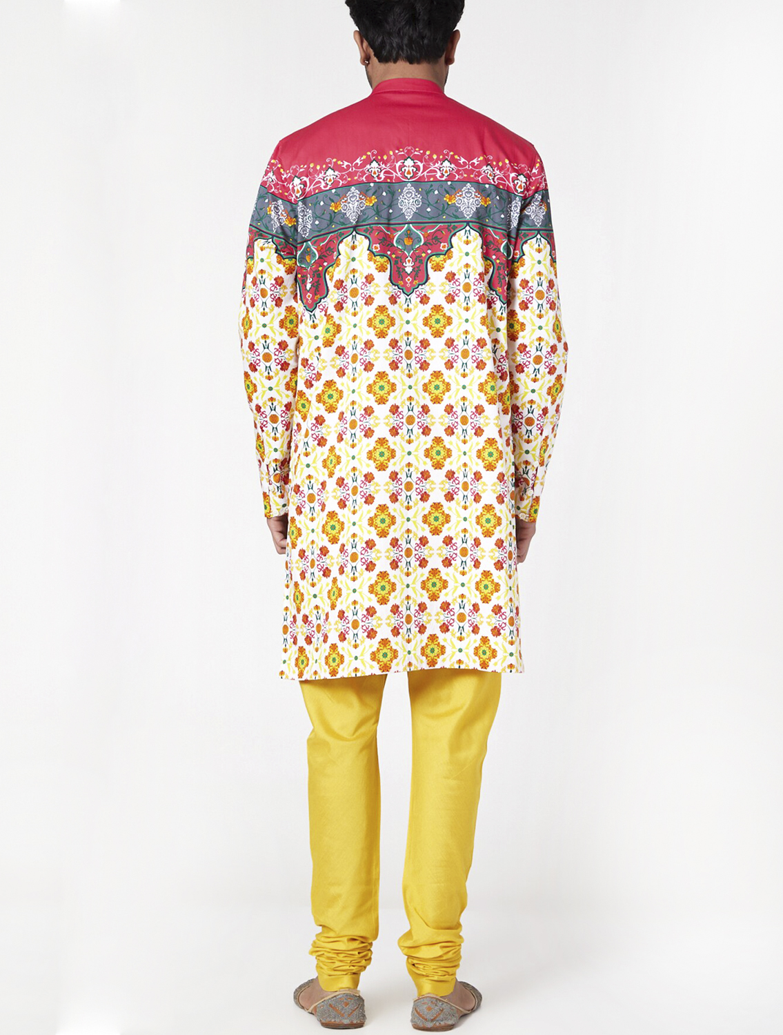 Kashi Printed Kurta Pyjama Back