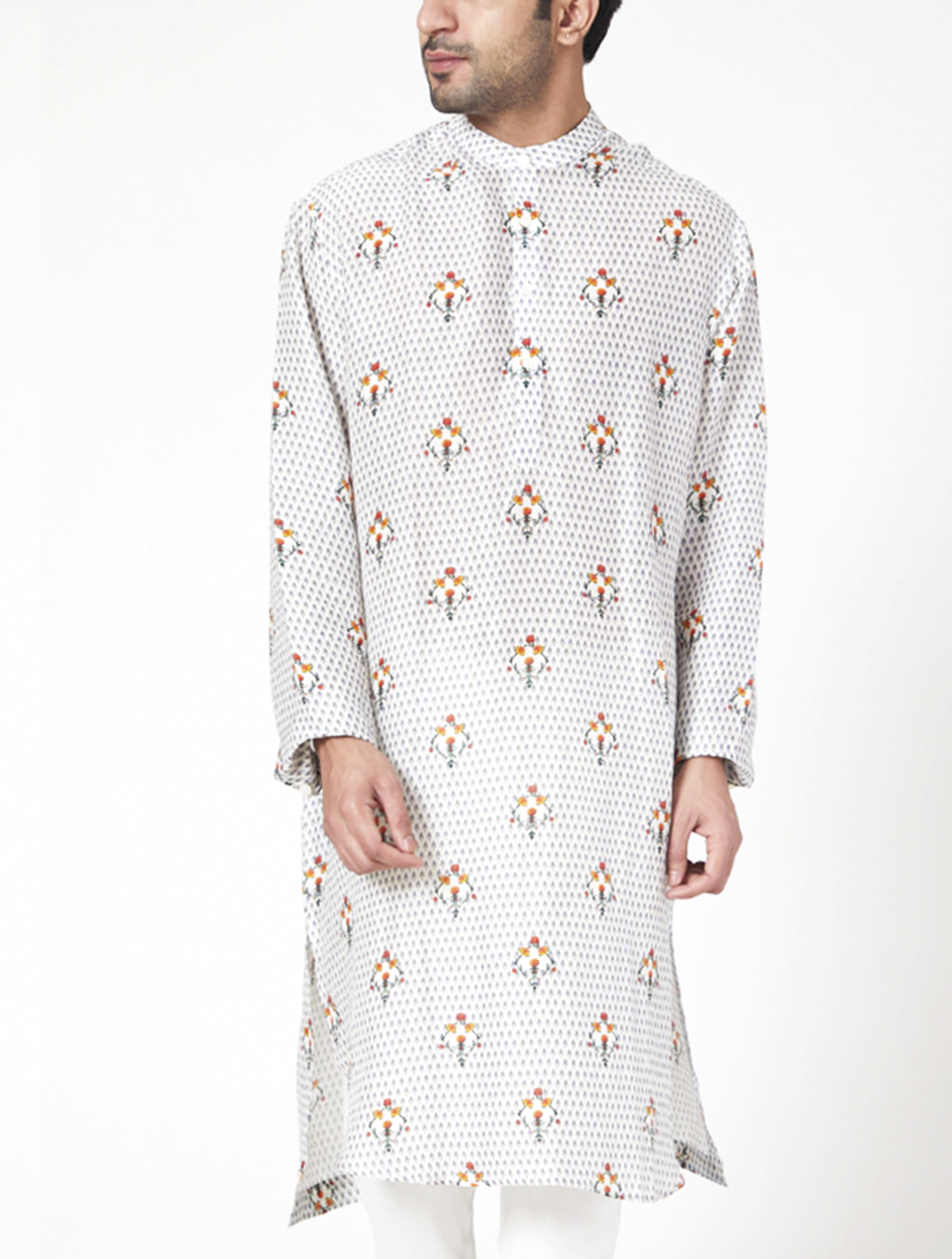 Ustaad Long Silk Kurta