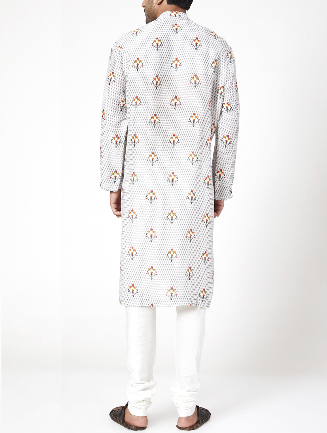Ustaad Long Silk Kurta Pyjama Set