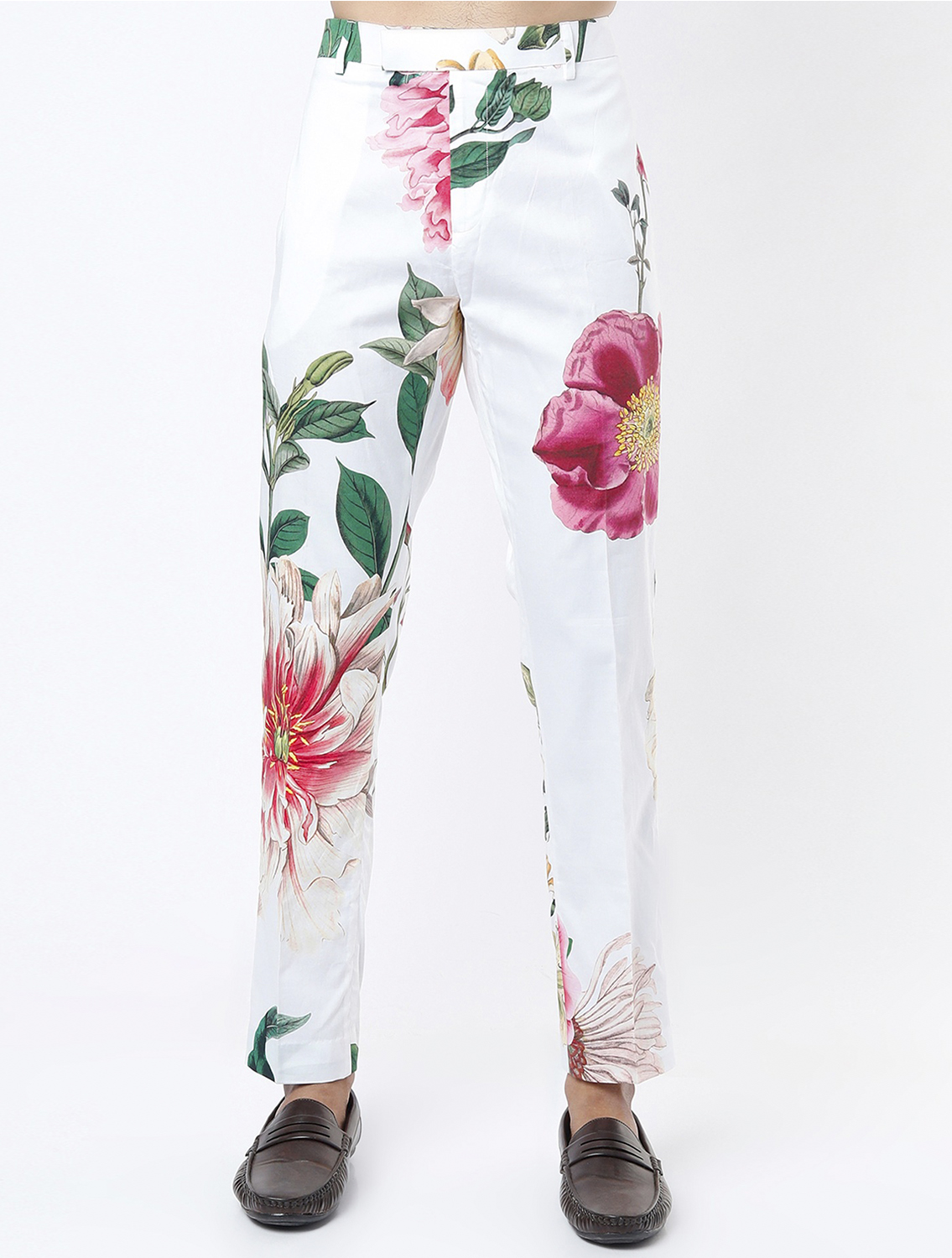 Enayat White Floral Kurta Pant Coord Set
