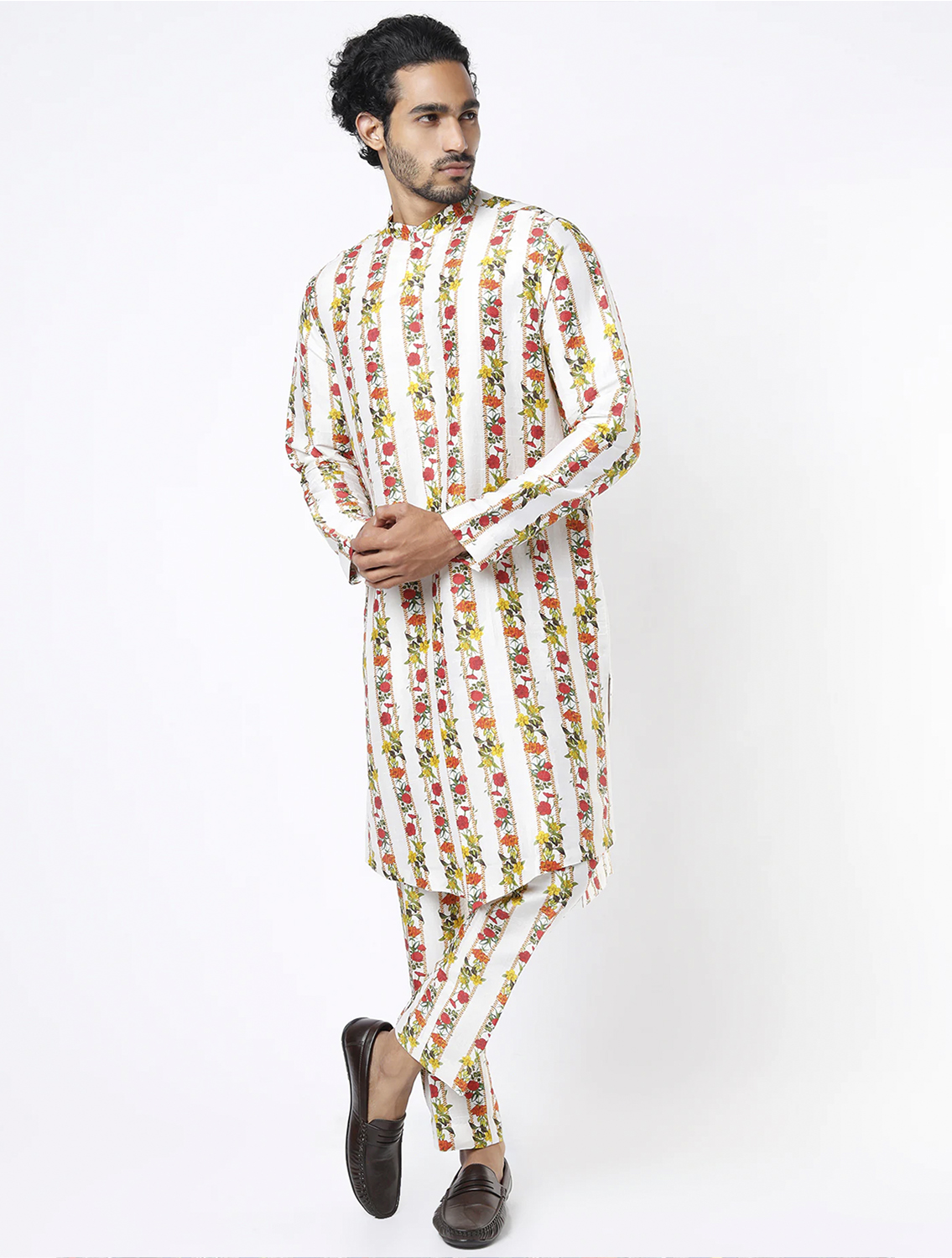 Idris Silk Printed Coord Set