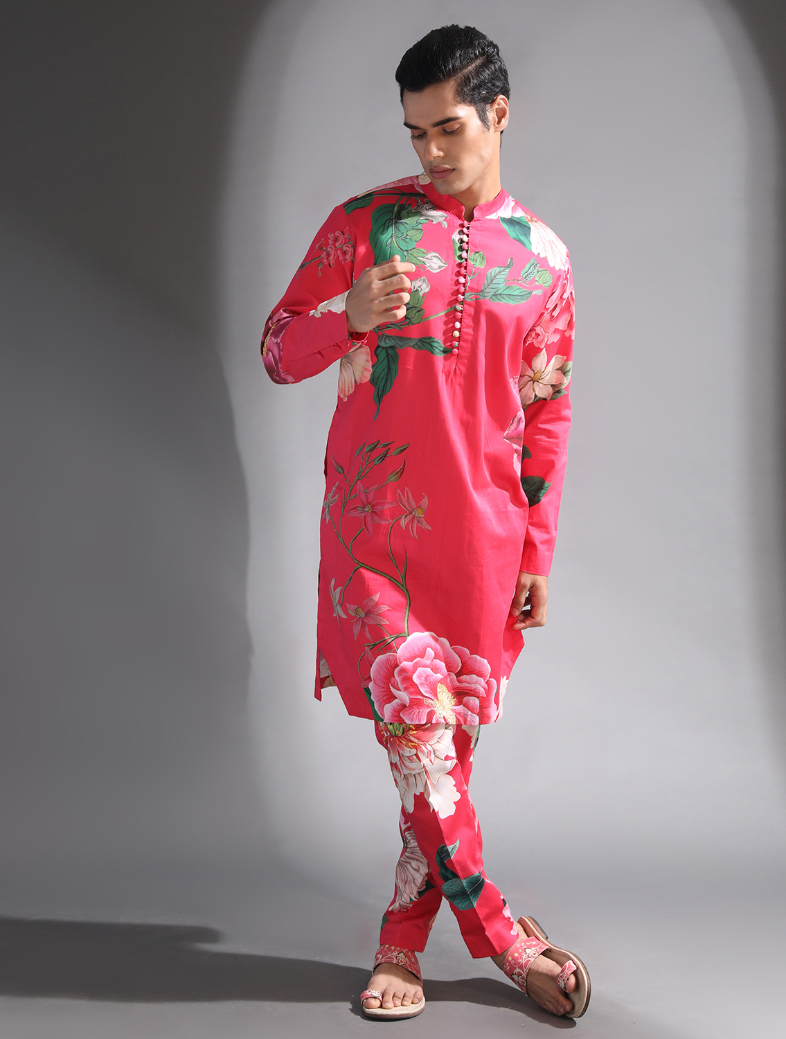 Swayam Red Floral Coord Set