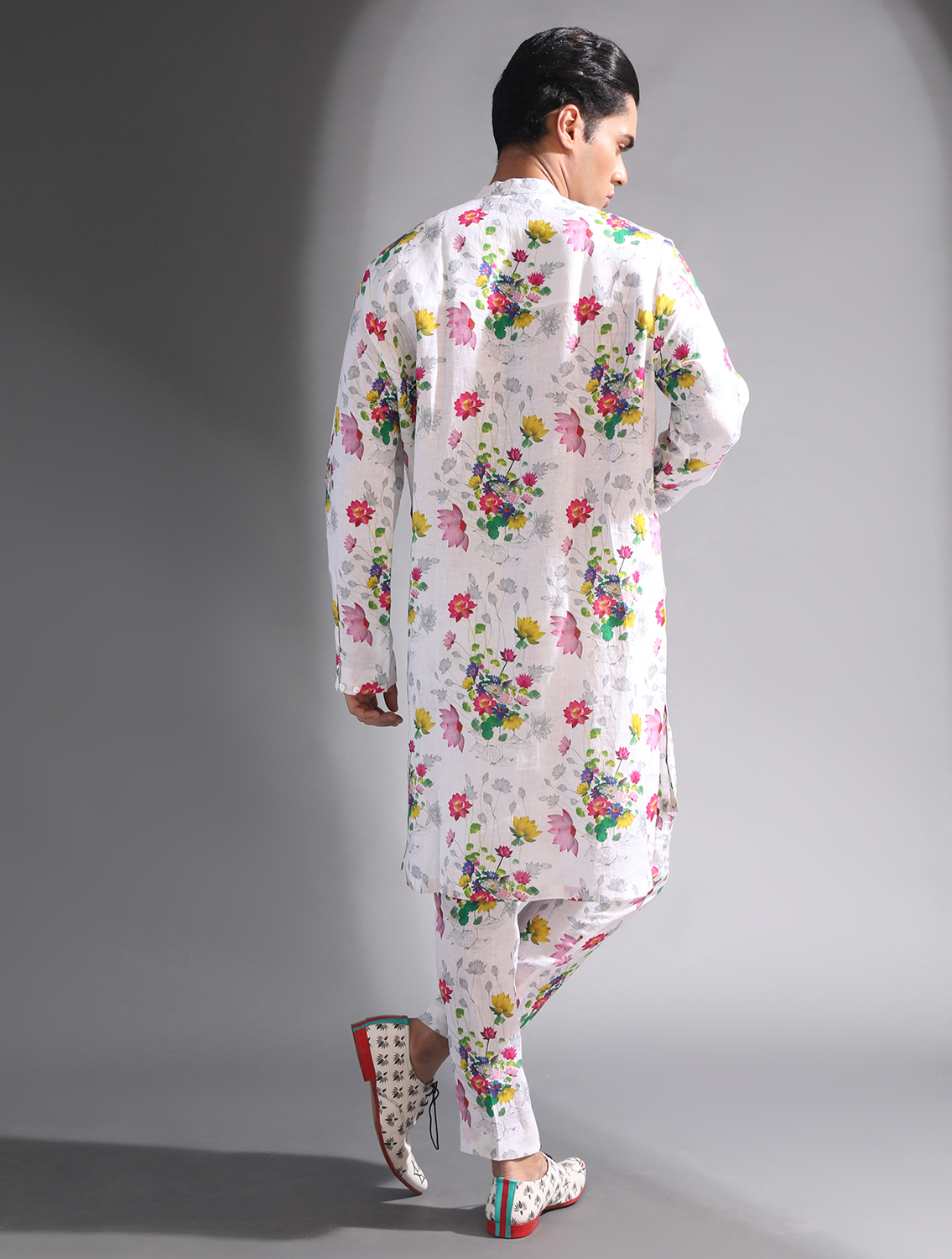 Sakura Linen Kurta Pant Set