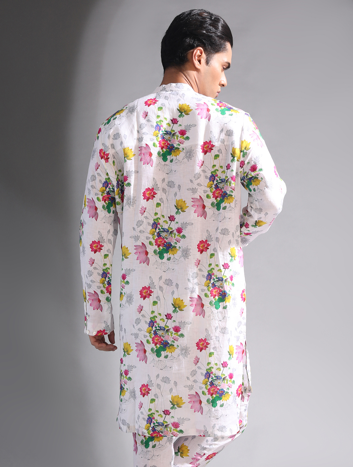 Sakura Linen Kurta Pant Set