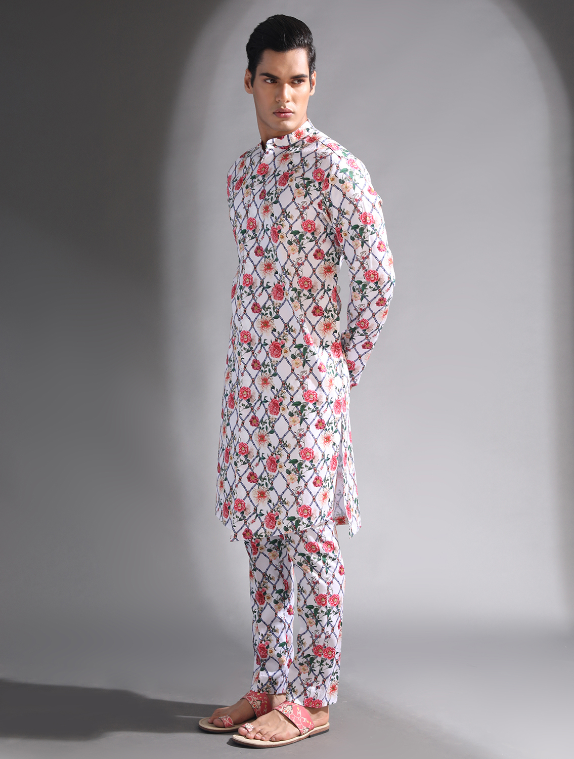 Deep Printed Kurta Pant Set