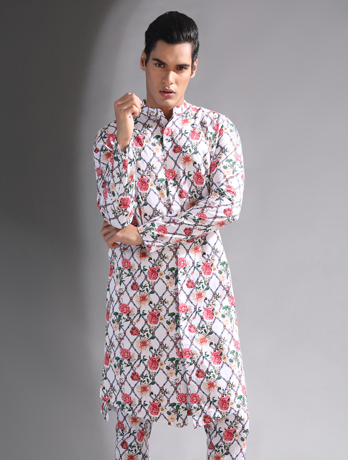 Deep Printed Kurta Pant Set